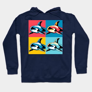 Pop Vaquitas Art - Trendy Marine Life Hoodie